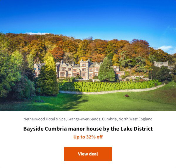Bayside Cumbria manor house by the Lake District