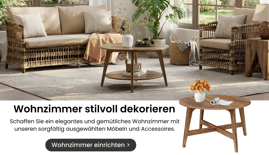 Wohnzimmer stilvoll dekorieren