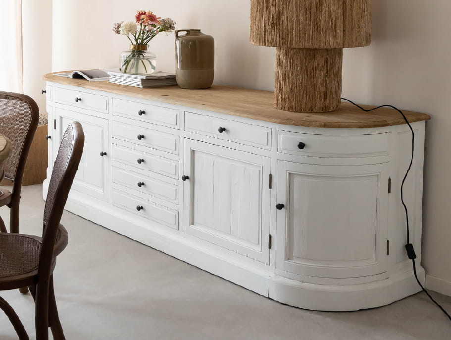 Buffet blanchi Garance