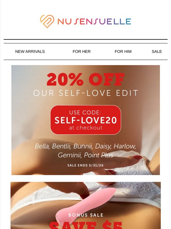 💃 Save 20% + Bonus Sale! 💃