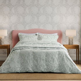 SANDERSON OPTIONS Pyramus Duvet Set Aqua