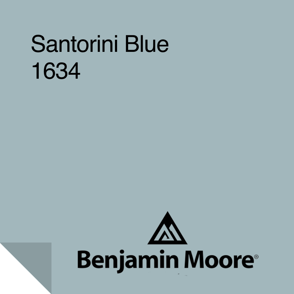 Santorini Blue Paint Sample 1634