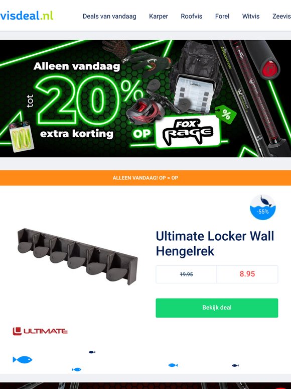 🐡 Tijd voor een nieuwe hengel?
