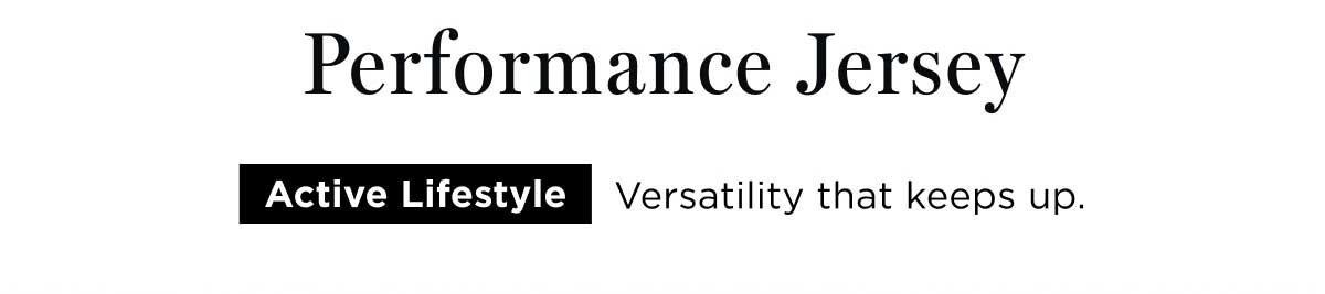 Performance Jersey