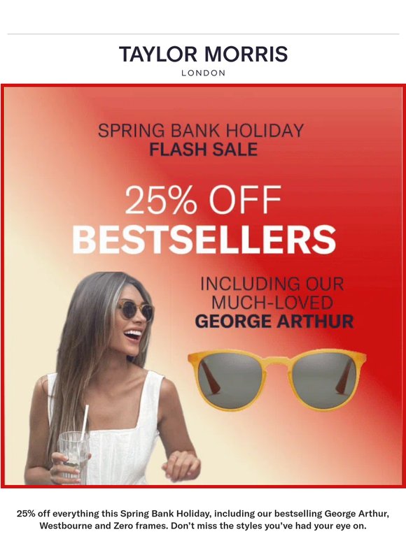 Unlock 25% Savings This Bank Holiday!🌞