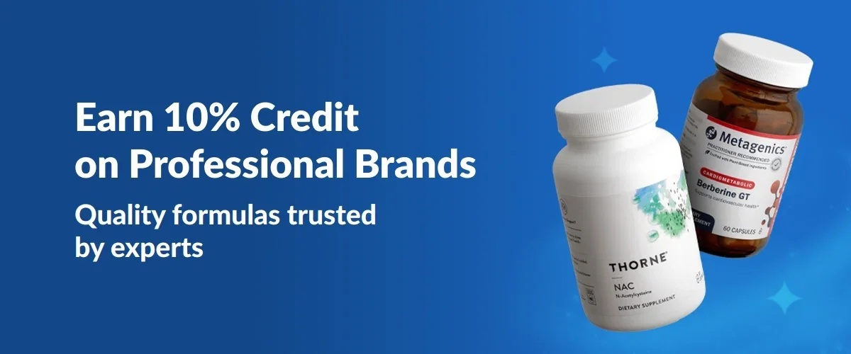 Earn 10% in Credit on Professional Brands. Quality formulas trusted by experts