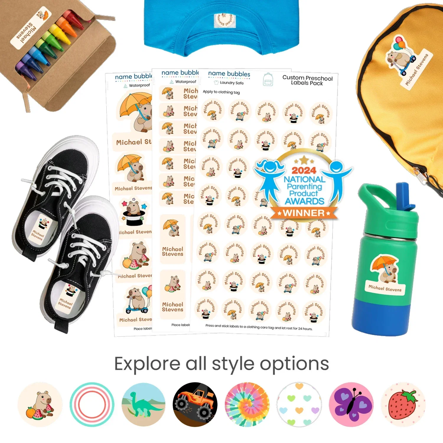 Image of Custom Preschool Labels Pack