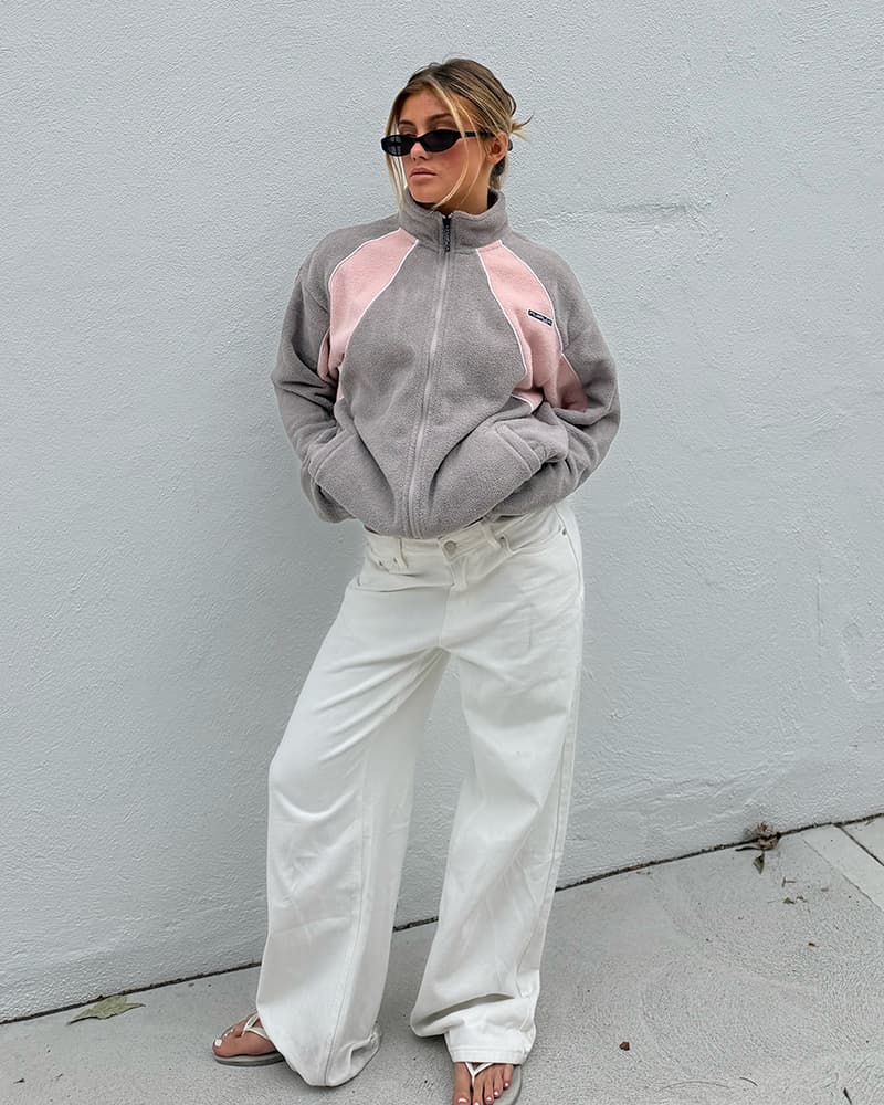 Two Tides Zip Through Sherpa Fleece