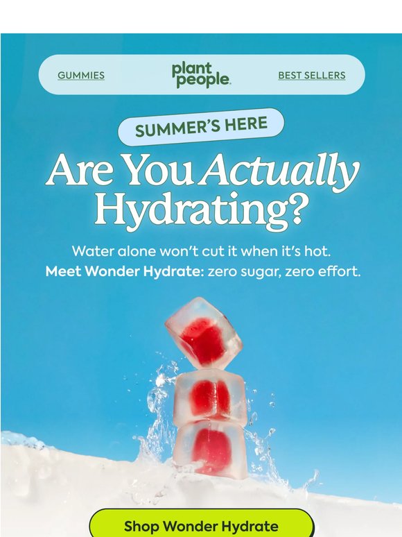 The new way to hydrate