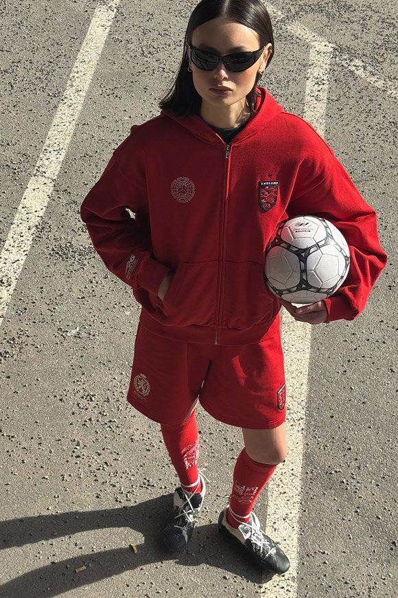 TOFFS LOOSE FIT ZIP FOOTBALL HOODIE