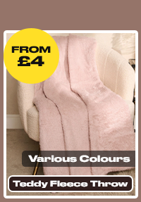 Teddy Fleece Throw