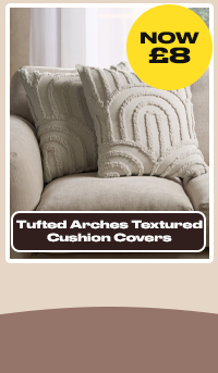 Tufted Arches Textured Cushion Covers