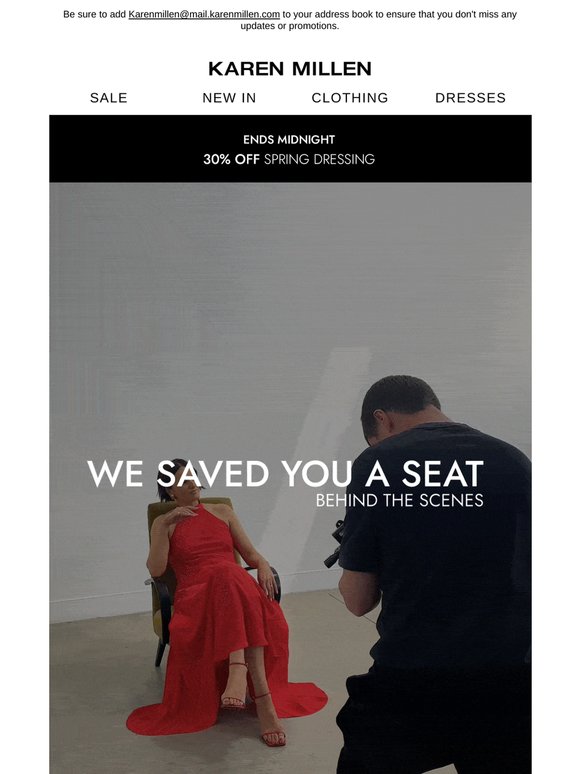 Behind the scenes of our new campaign
