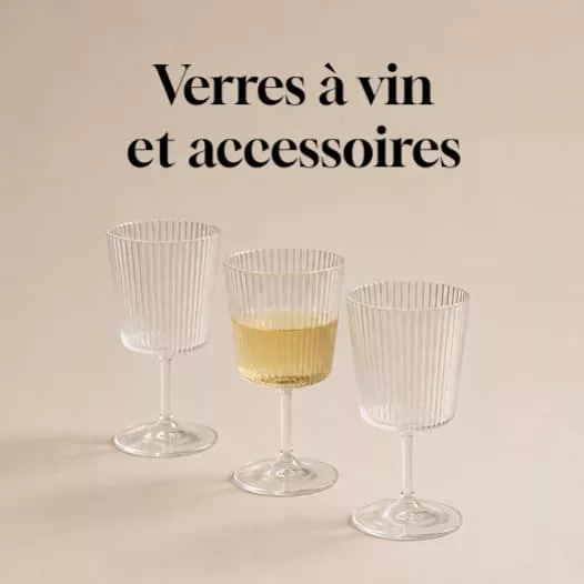 Verres à vin et accessoires