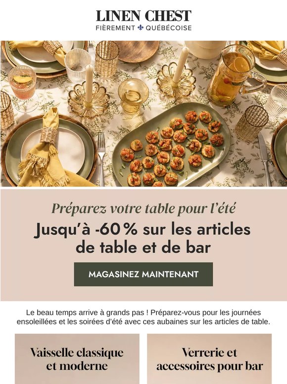 ✨60 % de rabais sur la table✨