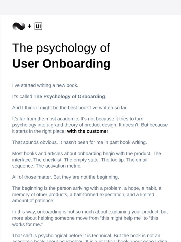 The Psychology of Onboarding