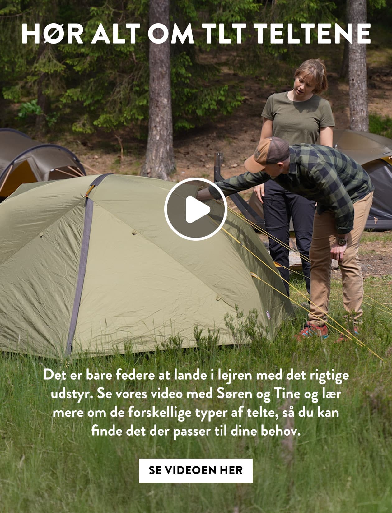 Hør alt om TLT teltene
