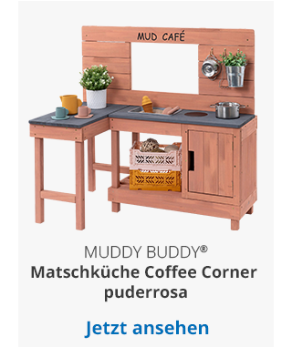 MUDDY BUDDY®   Matschküche Coffee Corner puderrosa
