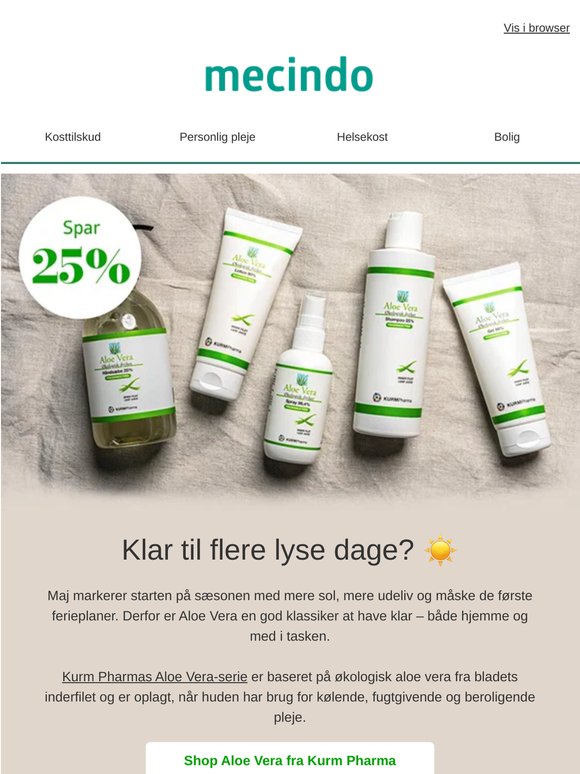 Gør huden klar til de første solrige dage med Kurm ☀️