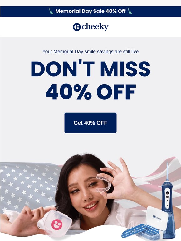 Memorial Day Savings Are Still Live 🗽