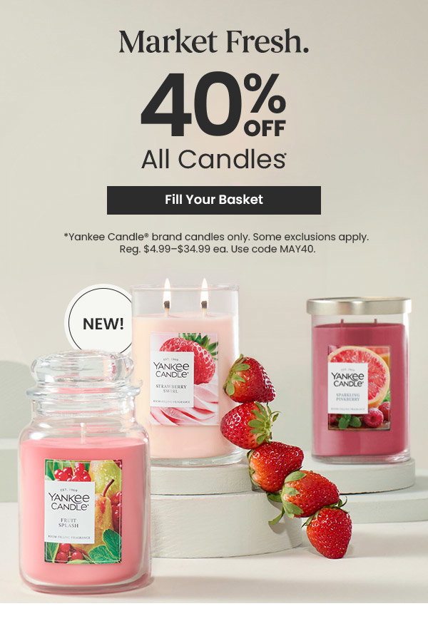40% Off Candles