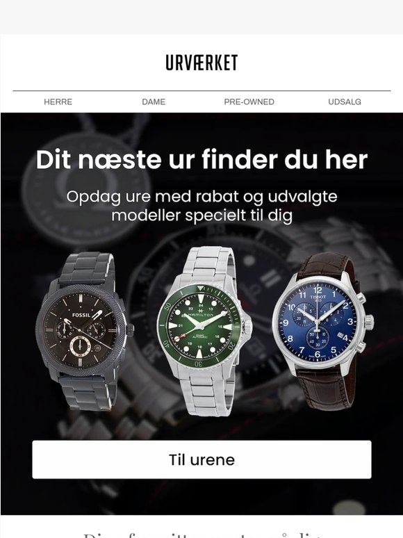 Gå ikke glip af dine anbefalinger 🤩