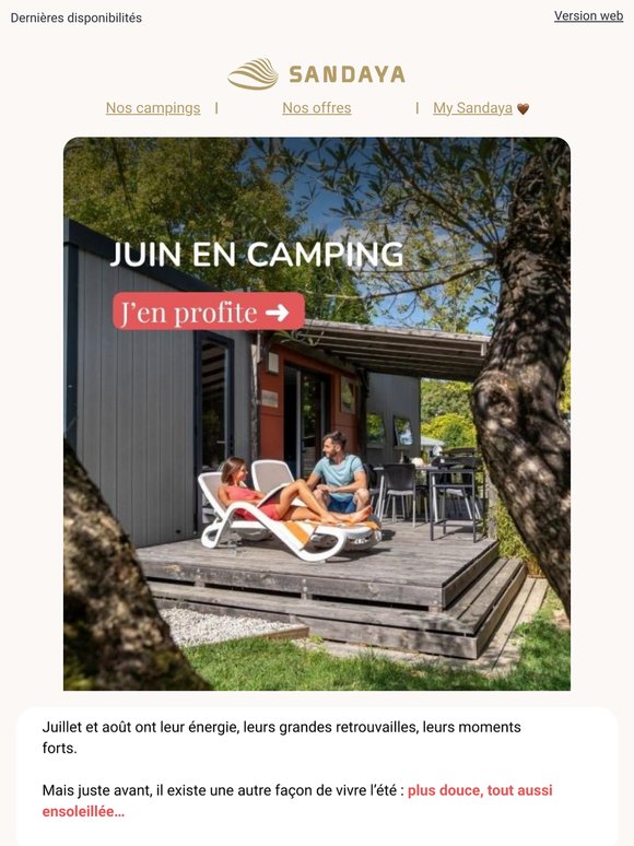 Juin en camping : le luxe du calme avant l'été