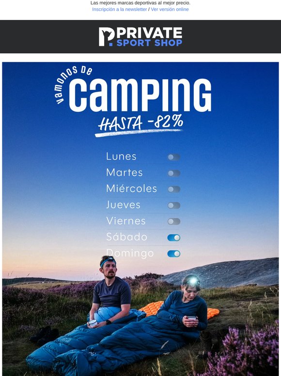 ⛺ ¡Grandes aventuras a precios reducidos!