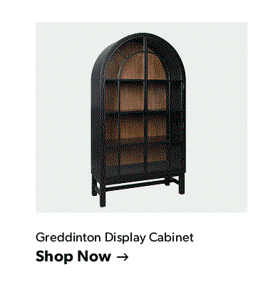 Click to shop the Greddinton Display Cabinet