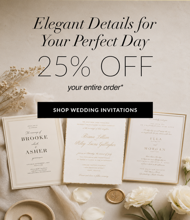 Shop Wedding Invitations at Fine Stationery
