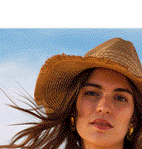 Straw Fedora Hat in Natural Brown