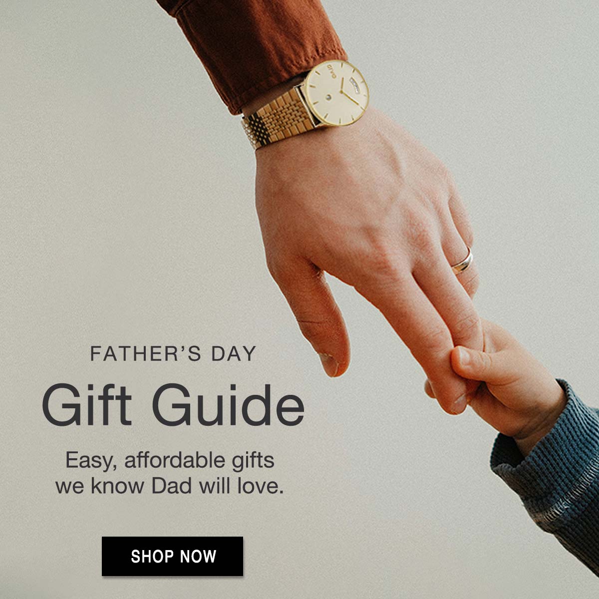 Father's day Gift Guide. Easy affordable gifts we know Dad will love. Shop now.