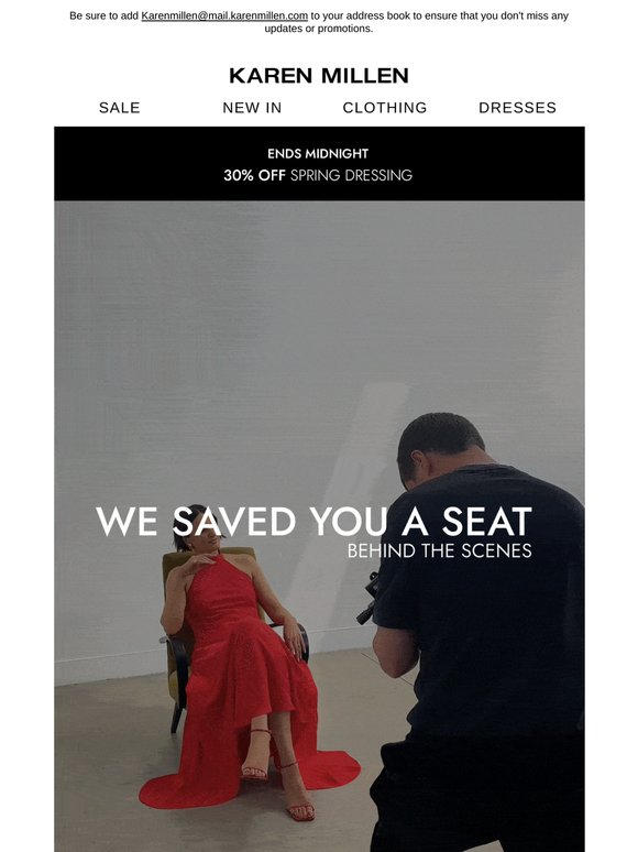 Behind the scenes of our new campaign