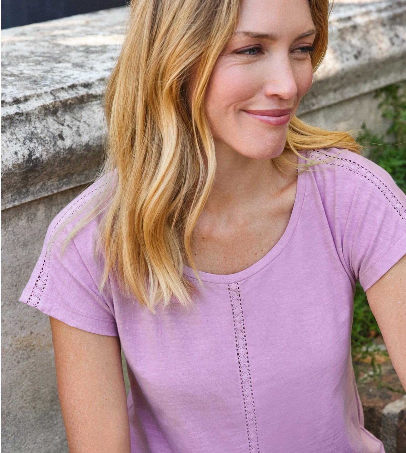 Lace Insert Tshirt