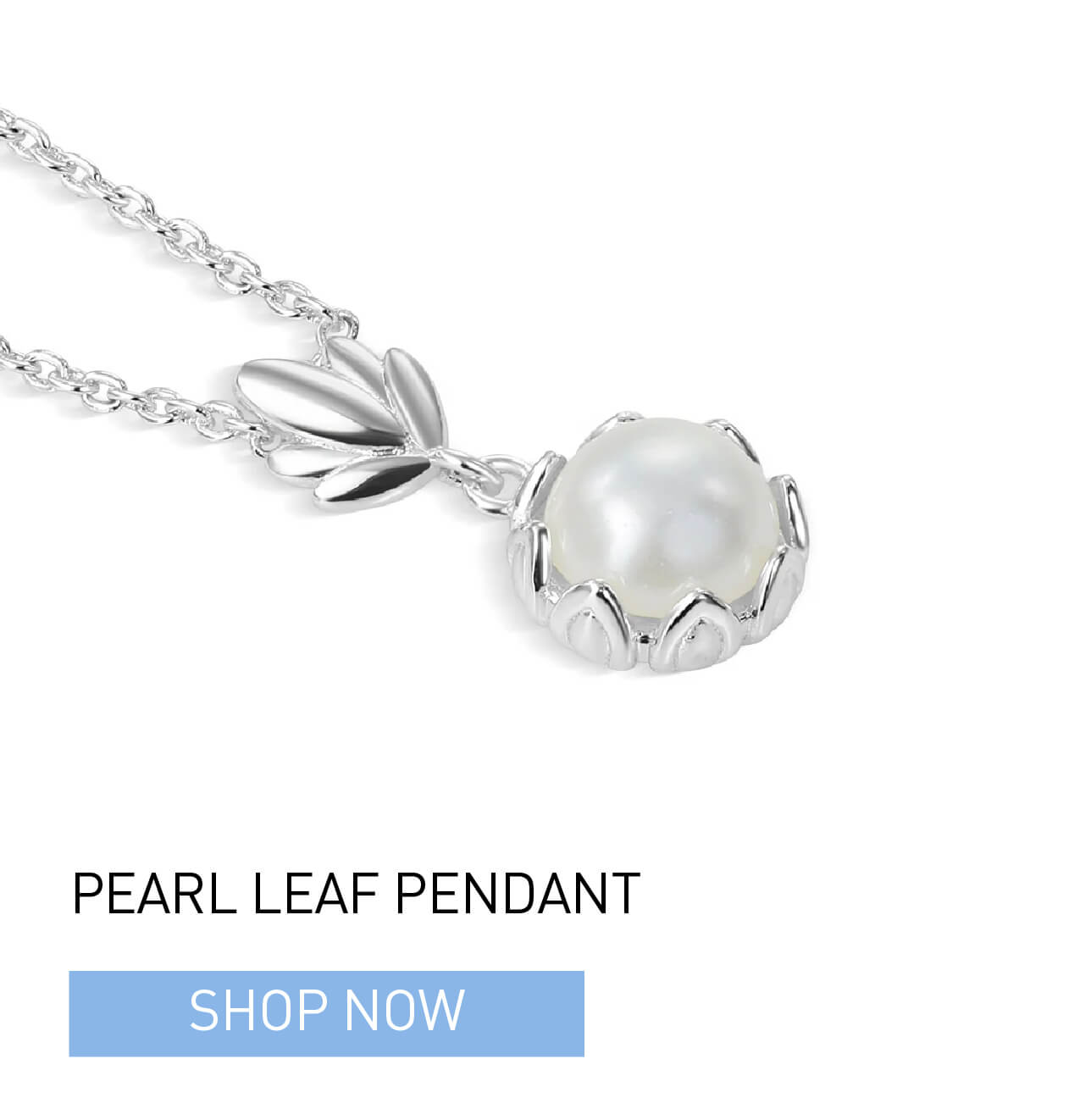 Pearl Leaf Pendant