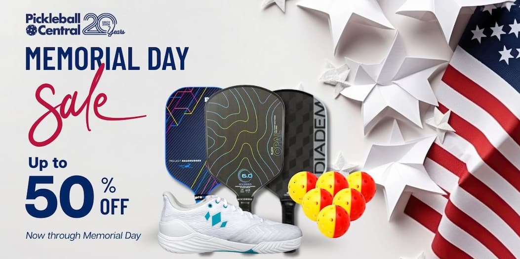 Pickleball Central Memorial Day Sale - Up to 50% OFF - SHOP NOW