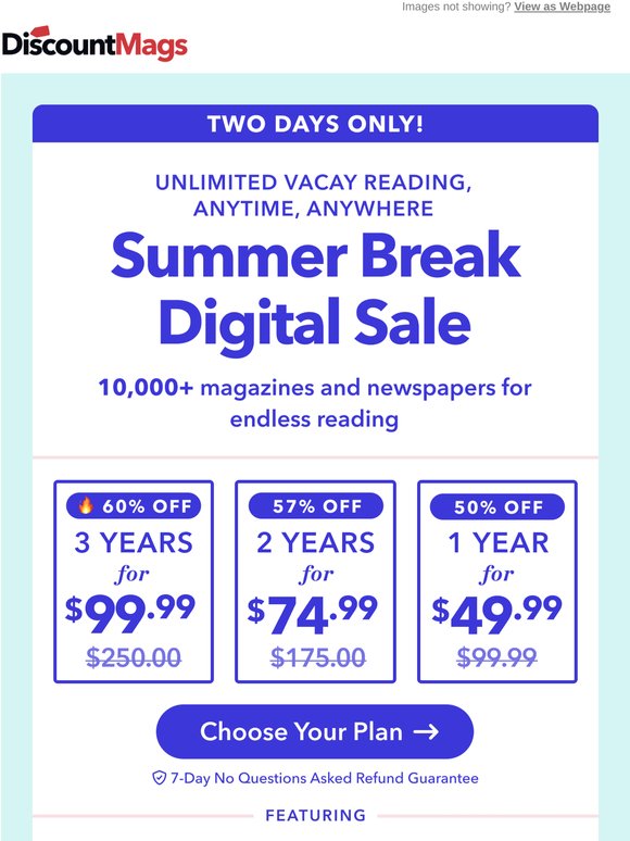Your Pass to Unlimited Reading