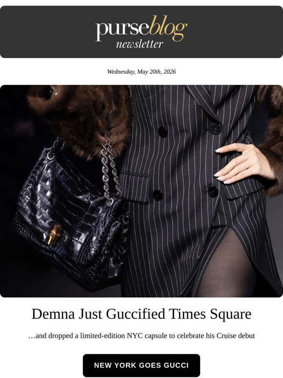 Gucci Celebrates Its NYC Takeover With a Limited Drop 🍎
