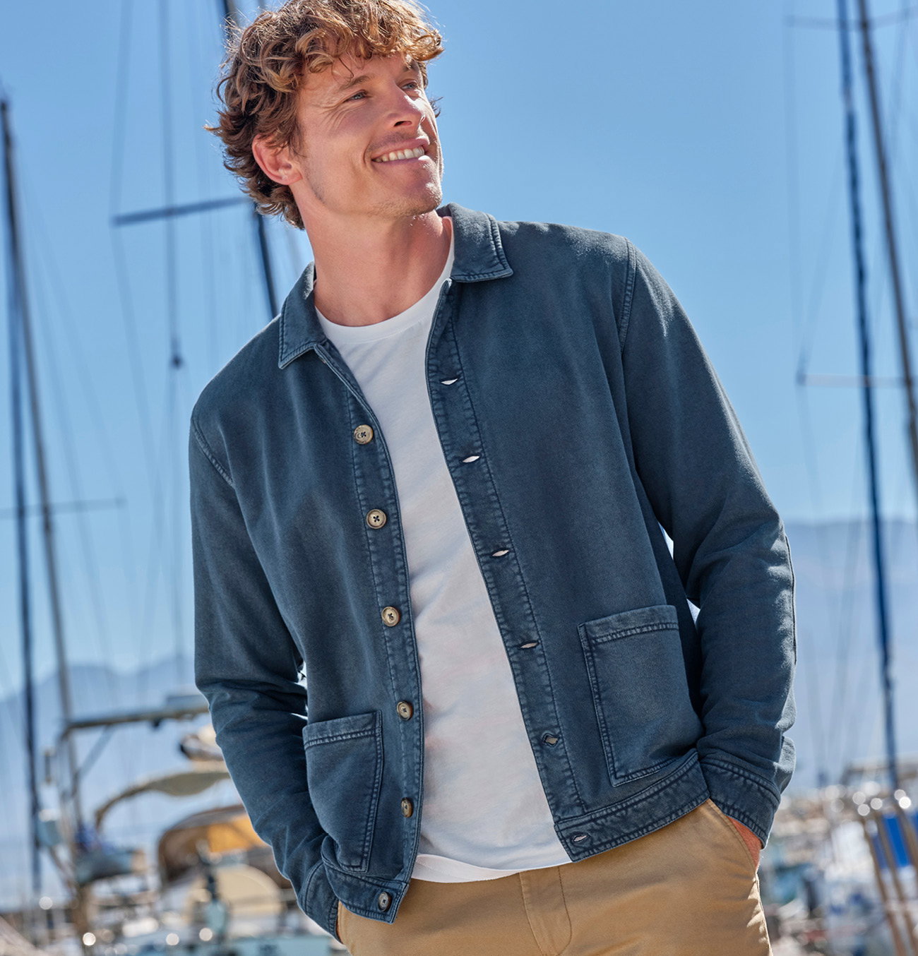 Veste en Jersey de coton