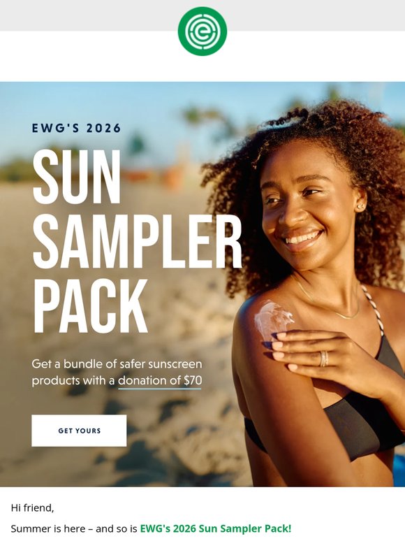 It’s back! EWG’s Sun Sampler