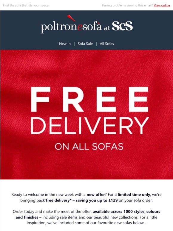 Comfort delivered, free of charge 🚛