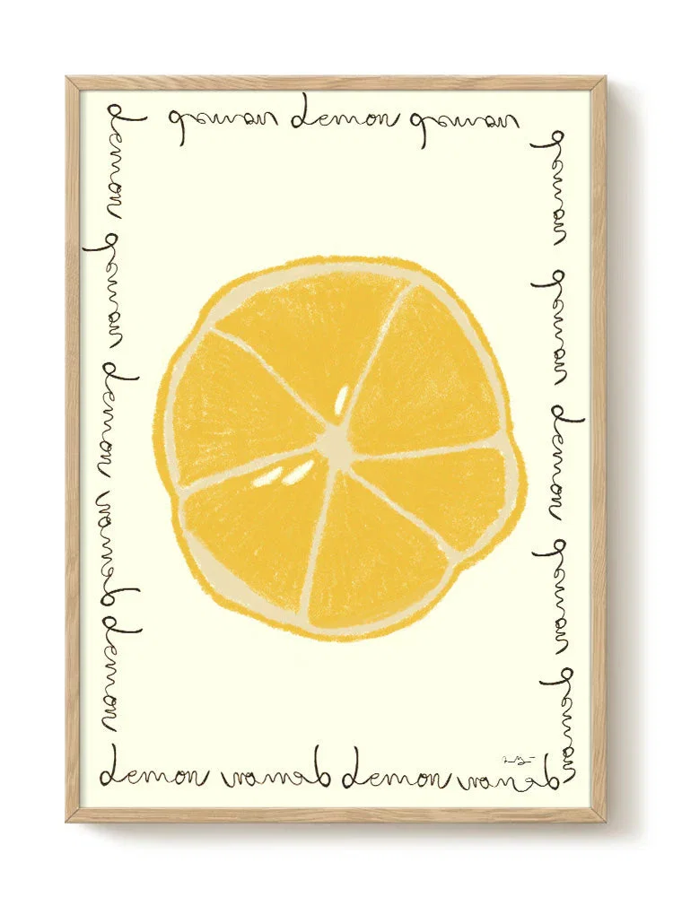 Image of Anna Mörner - Lemon - PSTR studio Kunst Poster