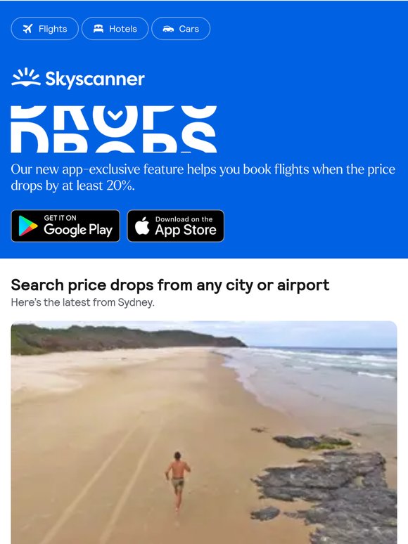 Your weekly price drops, from $121 ✈️ 📉