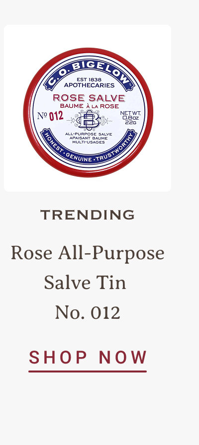 Trending | Rose All-Purpose Salve Tin No. 012 | SHOP NOW