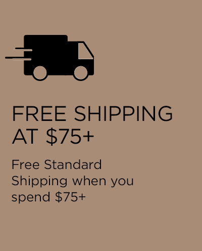 Free shipping at $75+