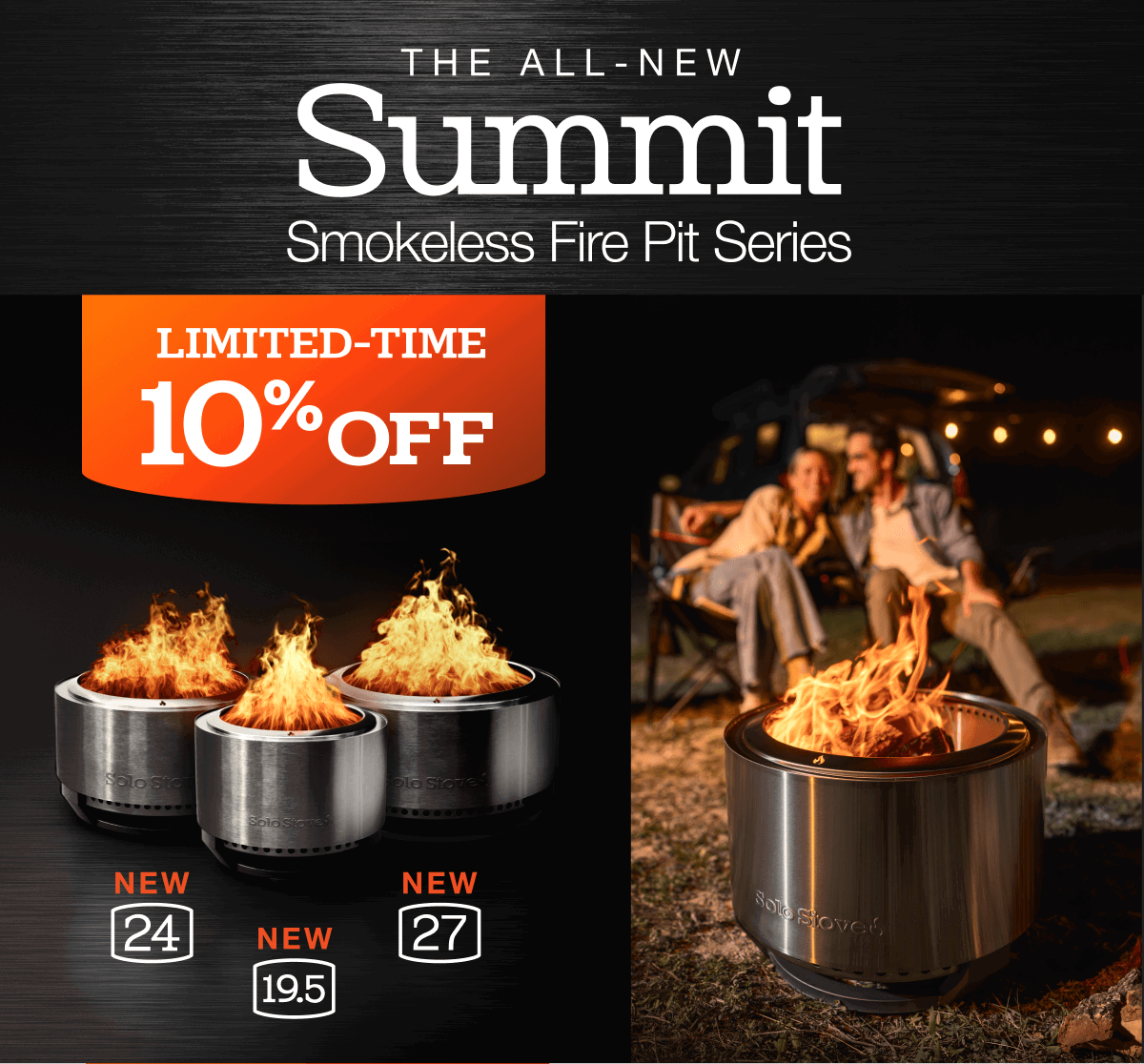 Summit Smokeless Fire Pit Series
