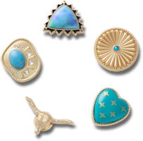 Gold Turquoise Western 5 Pack