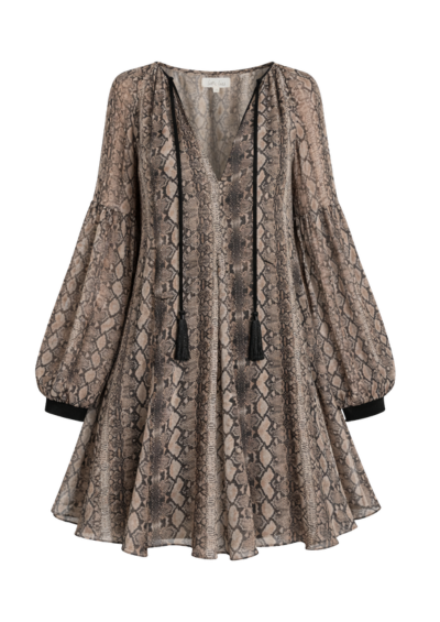 Seeker Snake Mini Dress