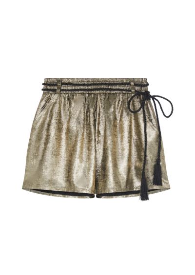 Woodstock Metallic Flippy Shorts