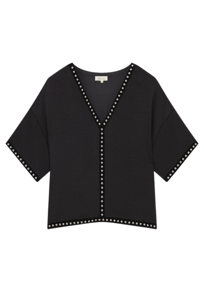 Lita Studded Satin Tee